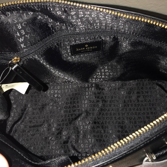 NWT Kate Spade ♠️ Black Satchel Handbag - Picture 14 of 16